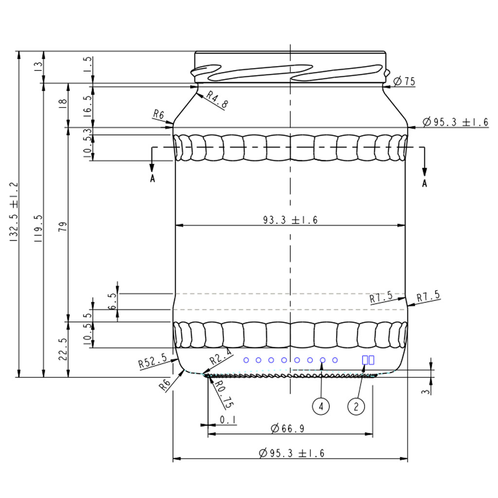 Sklenice Facette 720 ml - 7,47 Kč/ks