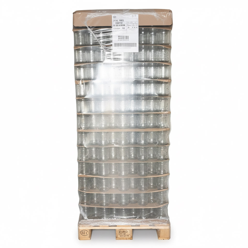 Sklenice na med 770 - 1456 kusů - paleta